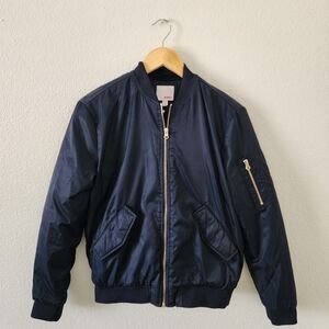 Women's Size SM Black Bomber Style Jacket